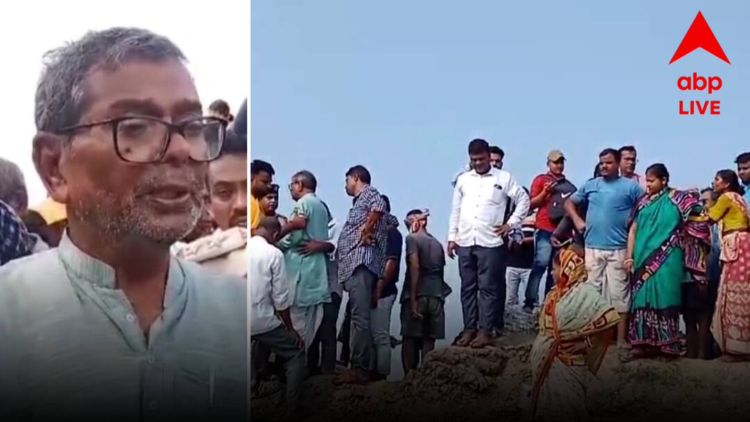 South 24 Pargana Namkhana Protest Over Broken Dam State Minister Gheraoed South 24 Pargana News : 'কোনও জনপ্রতিনিধি এখানে আসেনি, আমিই প্রথম' নামখানায় বাঁধ নিয়ে বিক্ষোভের মুখে হাত জোড় করলেন মন্ত্রী