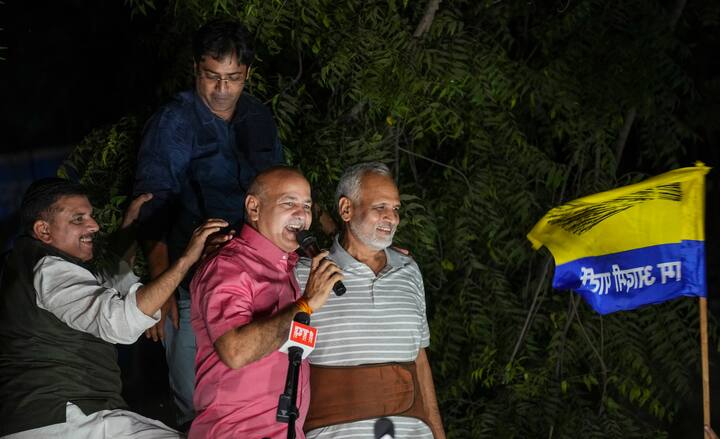 Addressing AAP supporters gathered outside the jail, the former Delhi minister stated,