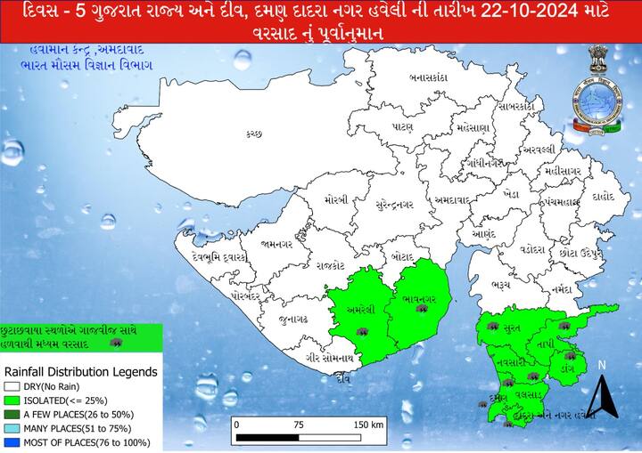 આ પરિસ્થિતિ આગામી દિવસોમાં પણ જળવાઈ રહે તેવી સંભાવના છે.