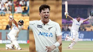 india vs new zealand 1st test day 4 report sarfaraz khan century rishabh pant nervous 90 ind vz nz needs 107 runs to win | IND vs NZ: बेंगलुरु में हार की