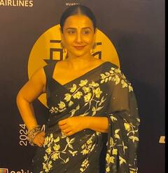 MAMI फिल्म फेस्टिवल में ‘मंजुलिका’ का दिखा ट्रेडिशनल अवतार, ब्लैक साड़ी में यूं दिए पैपराजी को पोज