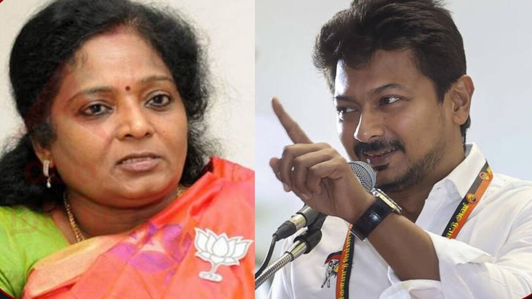 Tamil Nadu Deputy CM Udhayanidhi Stalin takes dig at Tamilisai Soundararajan over tamil thai valthu row 