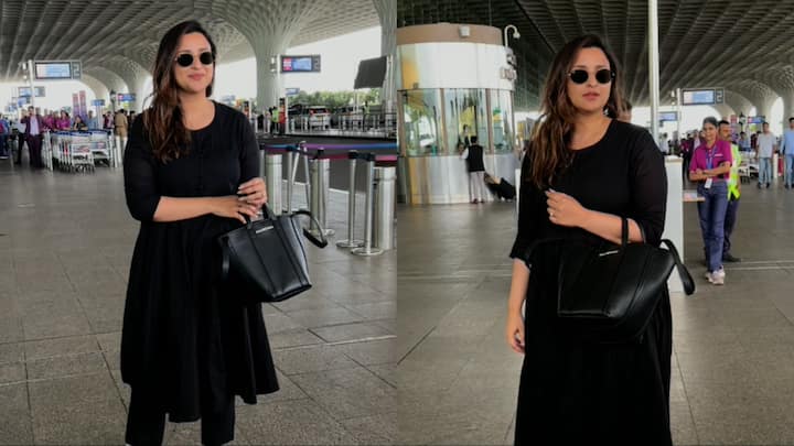 Parineeti Chopra Airport Look: बॉलीवुड एक्ट्रेस परिणीति चोपड़ा हाल ही में मुंबई एयरपोर्ट पर स्पॉट हुई. जहां से एक्ट्रेस अपने ससुराल दिल्ली के लिए रवाना हुई हैं.