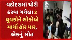 Vadodara Crime : વડોદરામાં ચોરી કરવા ગયેલા 2 યુવકોને લોકોએ માર્યો ઢોર માર, એકનું ઘટનાસ્થળે જ મોત