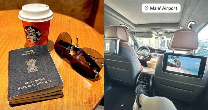 हिना खान ने इंस्टाग्राम पर पहले ही अपने विदेश जाने के बारे में फैंस को हिंट दे दिया था. उन्होंने अपने पासपोर्ट की फोटो शेयर की थी. इसके बाद उन्होंने कार से एक फोटो पोस्ट की थी जिसमें माले एयरपोर्ट की लोकेशन दिखाई दी.