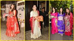 Anil Kapoor House Karwa Chauth Pooja: अनिल कपूर की वाइफ सुनीता ने रखी करवा चौथ की पूजा, सेलिब्रिटीज का लगा जमावड़ा