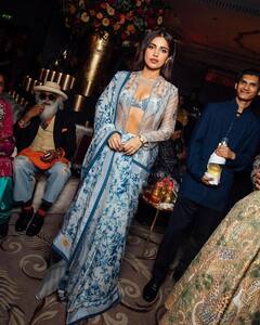 Bhumi Pednekar Steals The Show With Her Modern Saree Look For Diwali Event; SEE PICS