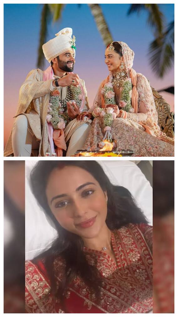 देखें रकुल प्रीत सिंह का बेड रेस्ट वाला करवा चौथ