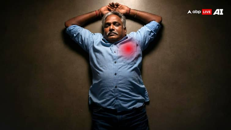 When a heart attack occurs, stay in this position so you will have time to avoid danger.