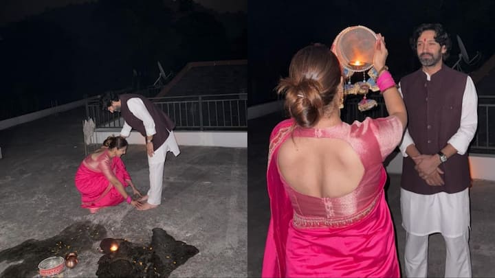 Vikrant Massey Karwa Chauth 2024 Photos: बॉलीवुड एक्टर विक्रांत मैसी ने हाल ही में अपनी वाइफ के साथ करवाचौथ सेलिब्रेशन की तस्वीरें शेयर की खूब सुर्खियां बटोर रही हैं.