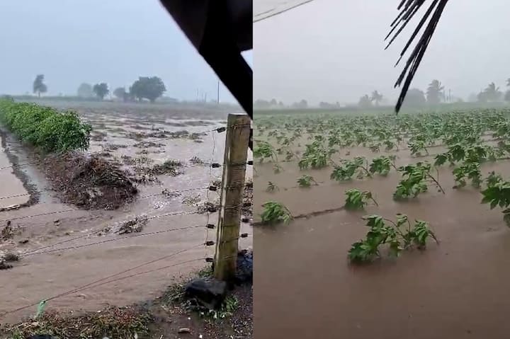 Rajkot Rain: રાજકોટ જિલ્લામાં ચોમાસાની વિદાય પછી પણ ભર ચોમાસા જેવો માહોલ સર્જાયો છે.