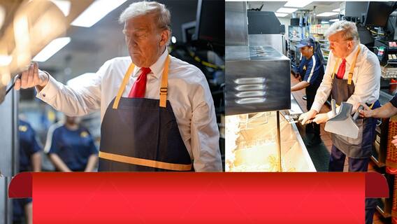Donald Trump works at McDonald's | స్వయంగా ఫ్రైంచ్ ఫ్రైస్ వేయించి అమ్మిన ట్రంప్ | ABP Desam