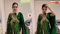 नीचे शरारा और ऊपर साड़ी के साथ झालर वाला ब्लाउज, वड़ा पाव गर्ल ने ऐसे मनाया करवा चौथ, लोग बोले- उर्फी जावेद 2.0