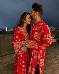 Rakulpreet Karwachauth: कमर पर बेल्ट बांधकर रकुलप्रीत ने सेलिब्रेट किया पहला करवाचौथ, जैकी ने भी रखा व्रत