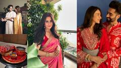 Karwa Chauth 2024:கணவருக்காக  விரதம் இருந்த நடிகைகள் கர்வா சௌத் பூஜை போட்டோஸ்