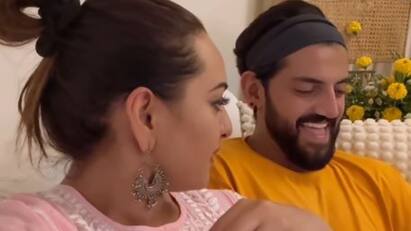 Zaheer Iqbal Has A Hilariour Reply To Why He Kept His First Karwachauth For Wife Sonakshi Sinha Watch Zaheer Iqbal Has A Hilarious Reply To Why He Kept His First Karwachauth For Wife Sonakshi Sinha Watch