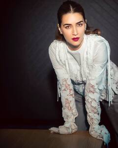 Kriti Sanon Shows Effortless Elegance In Lace And Stripes, SEE PICS