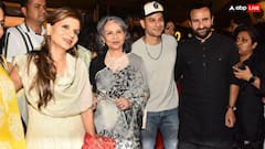 मां शर्मिला और बहनों संग फैमिली मूवी डेट पर गए Saif Ali Khan, गायब दिखीं करीना कपूर