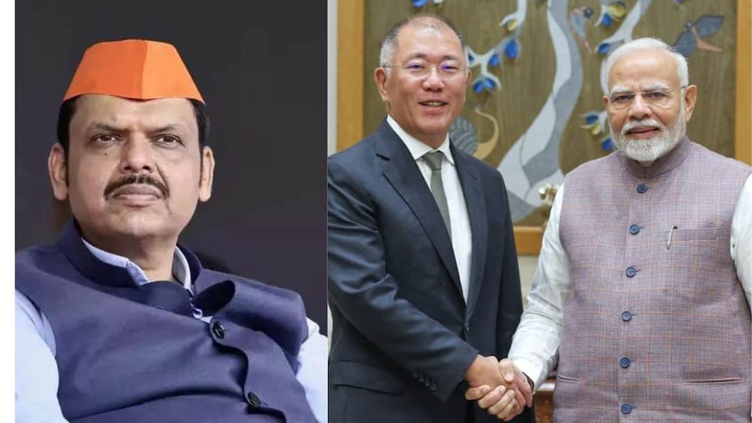 Hyundai चा प्लांट महाराष्ट्राच्या विकासाला मोठी गती देईल, देवेंद्र फडवीसांनी मानले पंतप्रधानांचे आभार Hyundai plant in Pune will give a big boost to the development of Maharashtra Hyundai चा प्लांट महाराष्ट्राच्या विकासाला मोठी गती देईल, देवेंद्र फडवीसांनी मानले पंतप्रधानांचे आभार