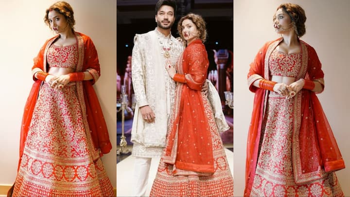 Ankita Lokhande Bridal Look: टीवी की पॉपुलर हसीना अंकिता लोखंडे ने हाल ही में अपने रैंप वॉक की कुछ तस्वीरें फैंस के साथ शेयर की हैं. जो तेजी से वायरल हो रही हैं.