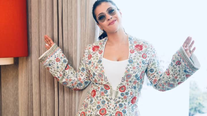 Actress Kajol stunned in a striking pantsuit during the recent promotions 'Do Patti' in Jaipur. Check out the details of Kajol's dazzling look.