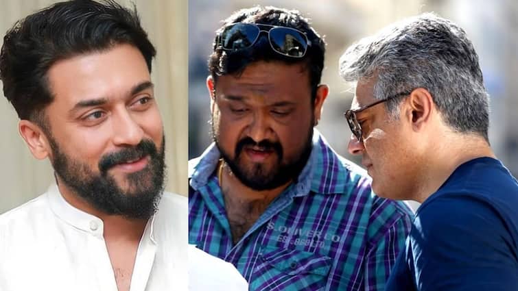 Kanguva Actor Shares Ajith conversation about director siruthai siva Ajith : சிறுத்தை சிவா பற்றி அஜித் சொன்ன அந்த ஒரு வார்த்தை..பெருமையாக பேசிய சூர்யா