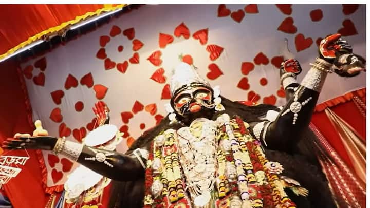 তাপসবাবুর কথায়, এ পুজো শুরু করেছিলেন ভবেশ চক্রবর্তী। মন্দিরের পাশেই তাঁর বাড়ি। উনি এবং ওঁর বন্ধুরা নবদ্বীপ ঘুরতে গিয়েছিলেন। তিন-চার জন বন্ধু মিলে। নবদ্বীপে রাসপুজোয় অনেক বড় বড় মূর্তি হয়। সেইসব মূর্তি টেনে টেনে ভাসান দেওয়া হয়। উনি সেখানে গিয়ে এসব দেখেন।