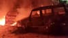 UP: Charred Body Of Man Found In Burning Car In Greater Noida, Video Goes Viral