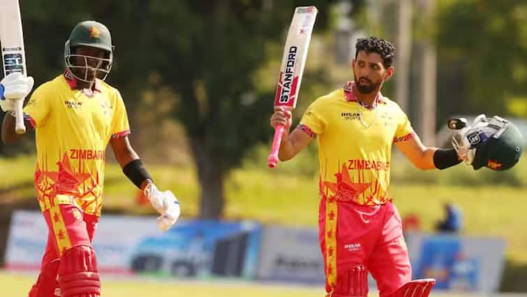 Zimbabwe vs Gambia Zimbabwe Cricket Team Sets Record Highest Total T20 History Highest T20 Total:20 ஓவரில் 344 ரன்கள் - தகர்க்க முடியாத உலக சாதனை செய்த ஜிம்பாப்வே!