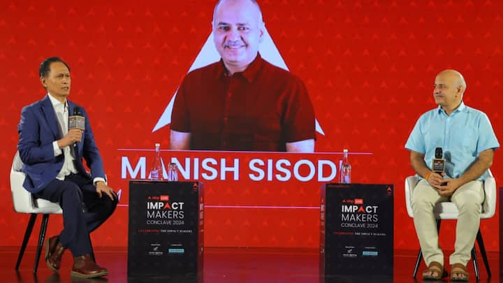 Aam Aadmi Party leader and first Deputy Chief Minister of Delhi Manish Sisodia was also among the impact makers who participated in the conclave. He is also one of the founding members of the party.