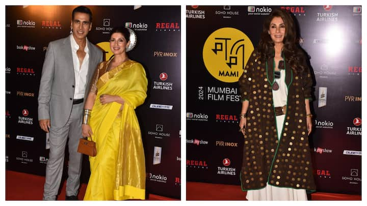 Akshay Kumar and Twinkle Khanna, Dimple Kapadia and other celebs were spotted at the MAMI Film Festival on October 23.