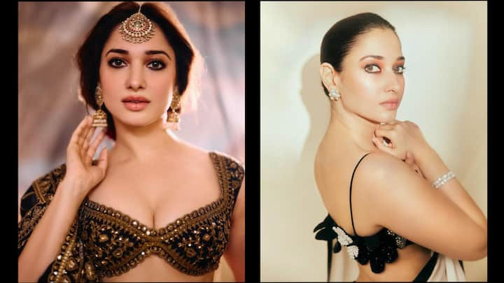 Discover Tamannaah Bhatia's stunning festive fashion for this Diwali. From elegant sarees to chic lehengas, her trendy looks are perfect for adding glamour and style to your Diwali celebrations.