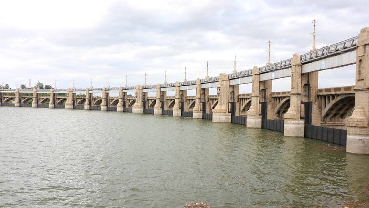 Mettur dam water level has crossed 100 feet - TNN Mettur Dam: தொடர் மழை... 100 அடியை கடந்த மேட்டூர் அணையின் நீர்மட்டம்