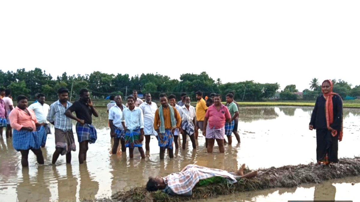 மின்னல் தாக்கி பெண் விவசாய கூலித்தொழிலாளி உயிரிழப்பு - சீர்காழி அருகே சோகம்