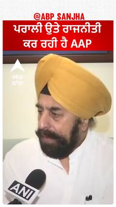 Punjab Stubble Burning: ਪਰਾਲੀ ਉਤੇ ਰਾਜਨੀਤੀ ਕਰ ਰਹੀ ਹੈ AAP | ABPSANJHA | #ytshorts