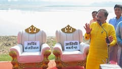 Delhi BJP Chief Takes Dip In Yamuna River, Complains Of Skin Rashes, Slams AAP — WATCH