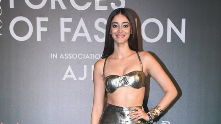 Ananya Panday made a stunning appearance at the event, choosing a bold and eye-catching ensemble that had her fans buzzing.