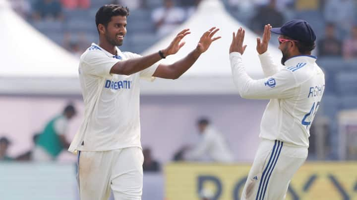 Washington Sundar Pune Test: वाशिंगटन सुंदर ने न्यूजीलैंड के खिलाफ पुणे टेस्ट मैच में घातक गेंदबाजी की. इस मुकाबले में एक दिलचस्प वाकया हो गया. एक ही शहर के दो गेंदबाजों ने 10 विकेट ले लिए.