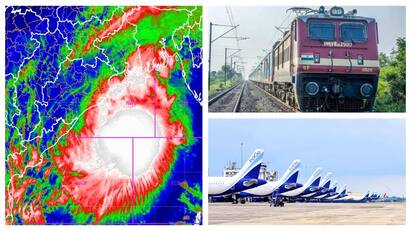 Cyclone Dana Kolkata airport shut down 200 trains cancel know full details Cyclone Dana: தீவிர புயலாக மாறிய டாணா 200 ரயில்கள் ரத்து! மூடப்படும் கொல்கத்தா விமான நிலையம்