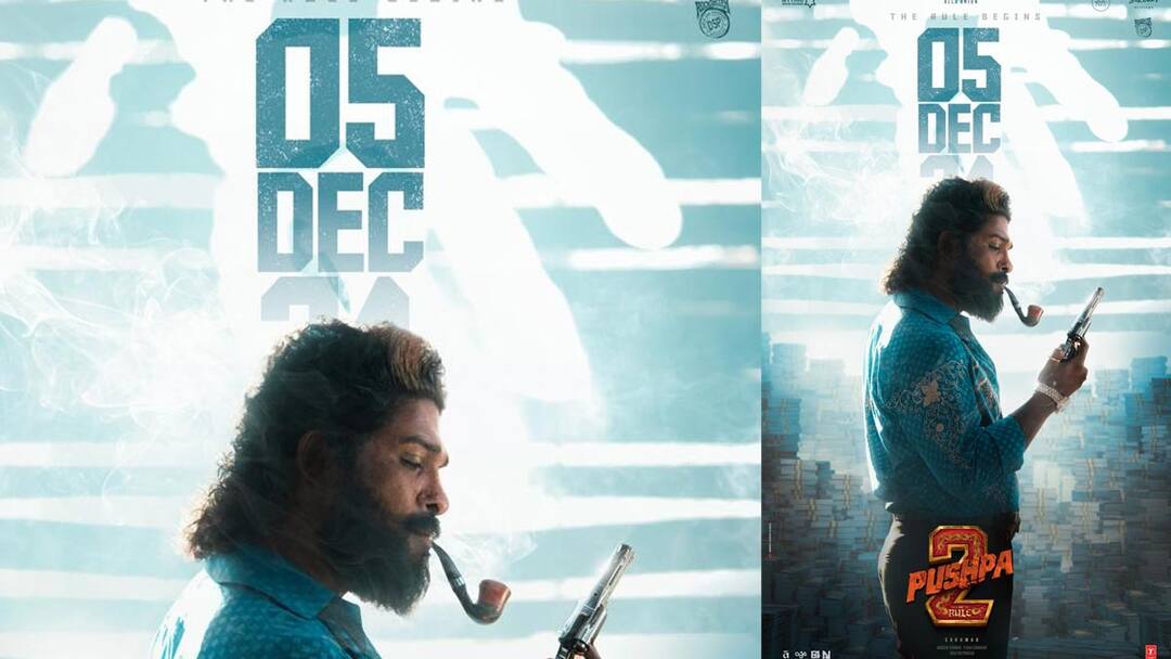 Icon Star Allu Arjun Pushpa 2 The Rule coming out earlier - Sensational Release on December 5 2024 Pushpa 2 Release Date: ఒక్కరోజు ముందుకు వచ్చిన 'పుష్ప'రాజ్ - అఫీషియల్ రిలీజ్ డేట్