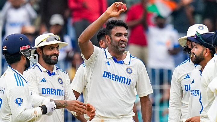 Playing his first Test in over three years, Washington Sundar tore through New Zealand's middle and lower order, securing his maiden five-wicket haul in Test cricket and recording his career-best figures. (Image Source: PTI)