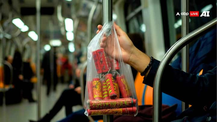 Rule For Carrying Crackers In Metro: क्या दिल्ली में खरीद कर ले गए पटाखे मेट्रो के जरिए ले जा सकते हैं. क्या दिल्ली में मेट्रो के अंदर पटाखे लाना अलाउड है. जानें इसे लेकर क्या हैं नियम.