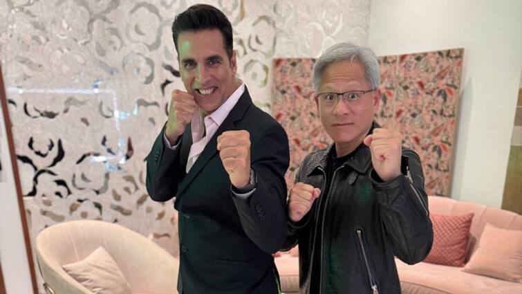 Akshay Kumar Meets With Nvidia CEO, Discussion Shifts From AI To Martial Arts