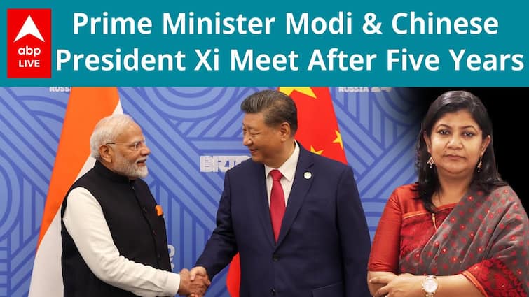 PM Modi And Chinese language President Xi Maintain First Bilateral Assembly In 5 Years At BRICS Summit 2024 In Kazan, Russia | ABP Stay