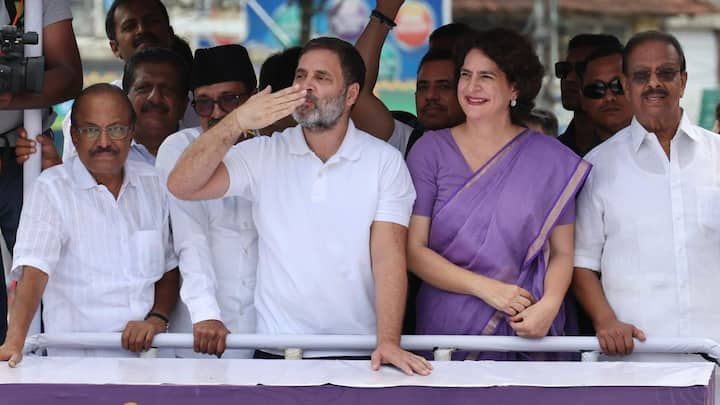 Congress general secretary Priyanka Gandhi filed nomination for her maiden electoral battle from Wayanad for the Lok Sabha bypoll.