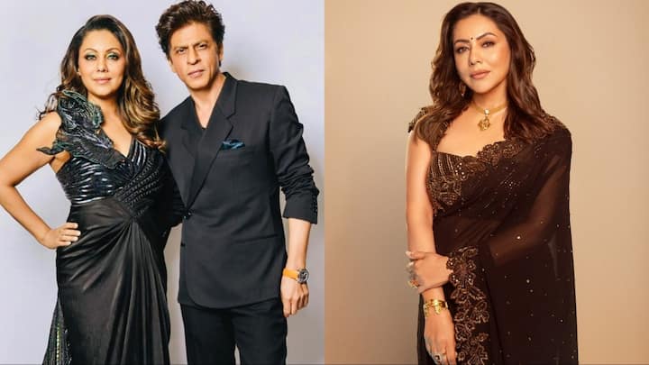 Gauri Khan Black Saree Look: गौरी खान ने हाल ही में सोशल मीडिया पर कुछ तस्वीरें शेयर की हैं. जिसमें एक बार फिर उनका रॉयल लुक देखने को मिला. आप भी डालिए इनपर एक नजर....