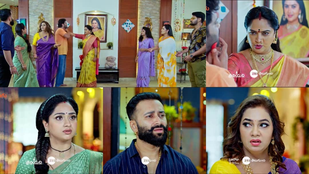 trinayani serial today october 25th episode written update in telugu Trinayani Serial Today October 25th: 'త్రినయని' సీరియల్: నా కన్న కూతురి జాడ చెప్పే మీరు వెళ్లాలి లేదంటే నా మీద ఒట్టు: గాయత్రీదేవితో నయని