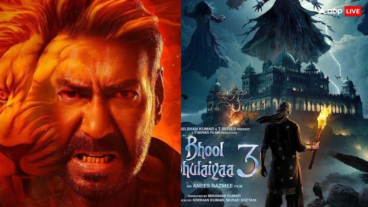 Singham Again vs Bhool Bhulaiyaa 3 kartik aaryan film producer T-Series approaches CCI rohit shetty ajay devgn Singham Again Vs Bhool Bhulaiyaa 3: अजय देवगन और कार्तिक आर्यन का क्लैश होने वाला है मजेदार, टी-सीरीज ने कर दी है ये डिमांड