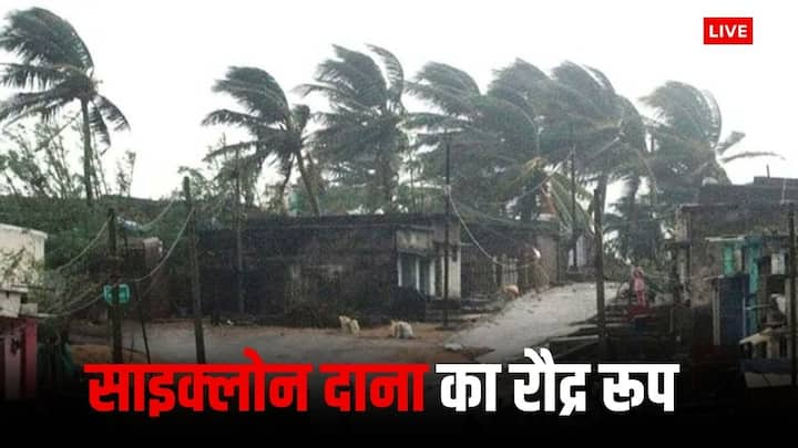 Cyclone Dana: चक्रवात दाना का असर दिखना शुरू हो गया है. ओडिशा और बंगाल में चक्रवात ने भारी तबाही मचाई है. IMD के अनुसार लैंडफॉल की प्रक्रिया अगले 1-2 घंटों तक जारी रहेगी.