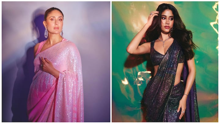 Embrace the sparkle this Diwali with Bollywood-inspired sequin sarees that blend tradition and glam.